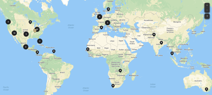 Where are you from? Our map is growing! 🌍🌎🌏
