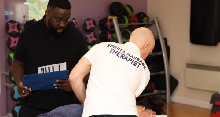 Sports massage therapy