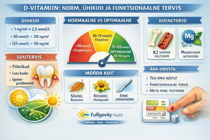D-vitamiin ja “tolm” selle ümber.