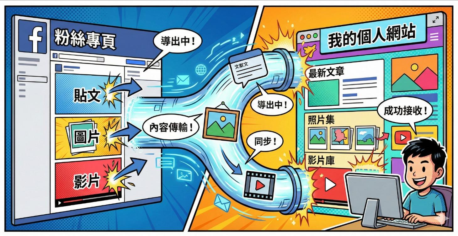 如何同步更新FB的文章到自己網站