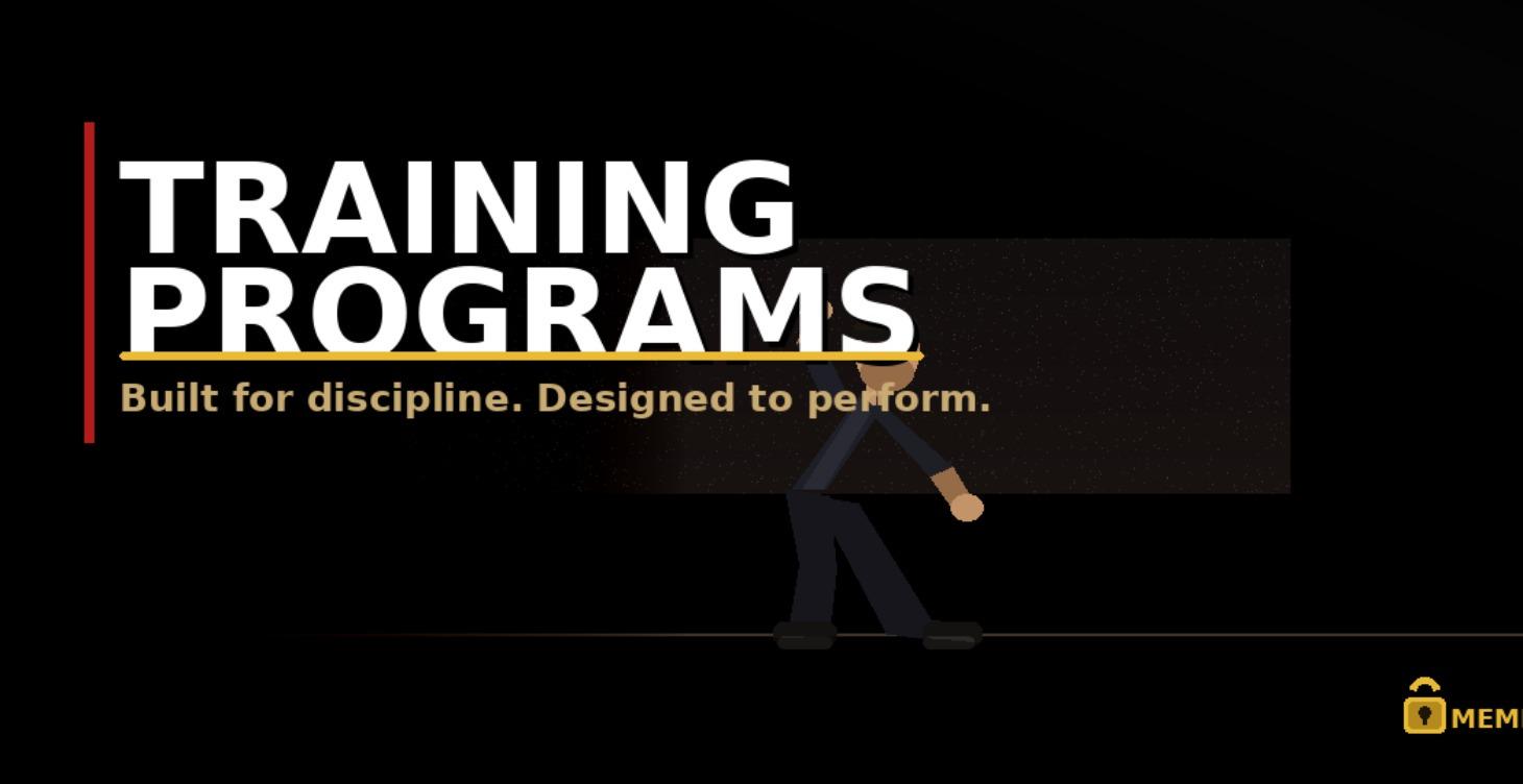 💪 Training Programs