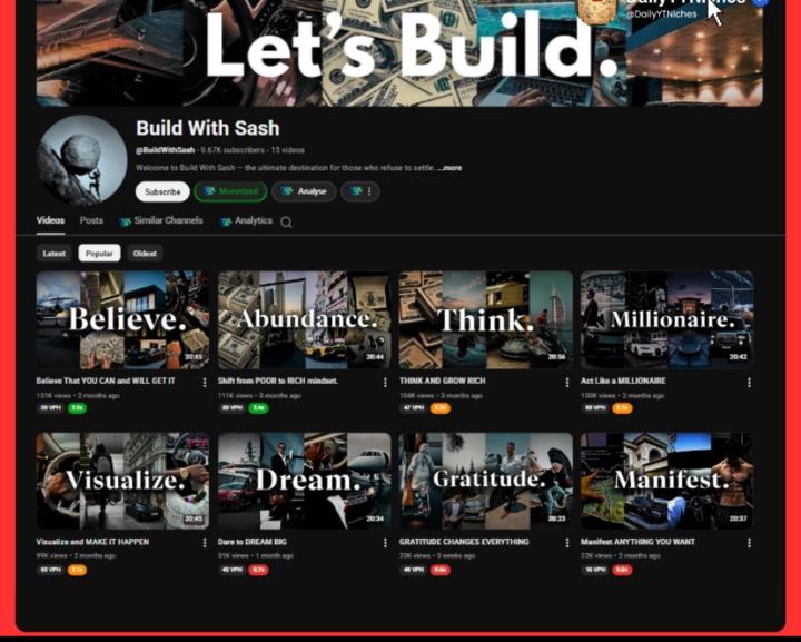 The Blueprint Behind Every Monetized YouTube Channel I Build 🎯