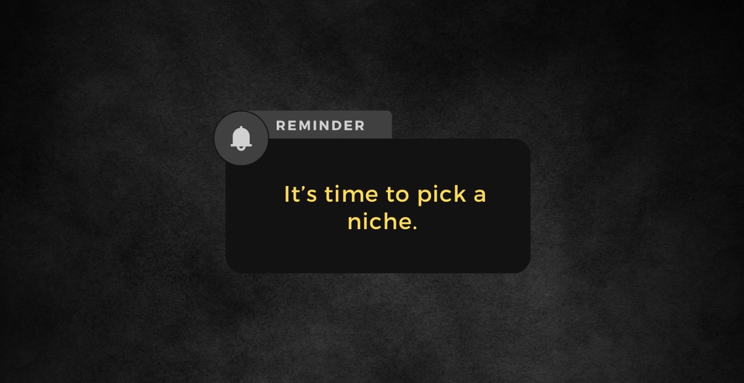 Picking a Niche