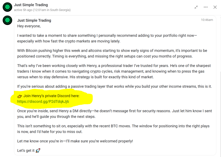Beware of scam email solicitations