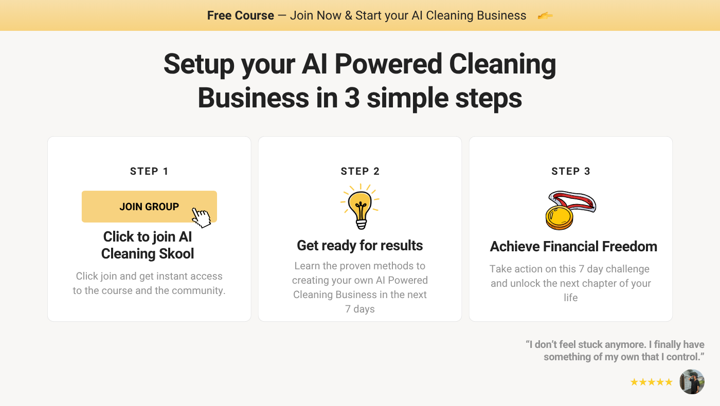 AI Cleaning Skool