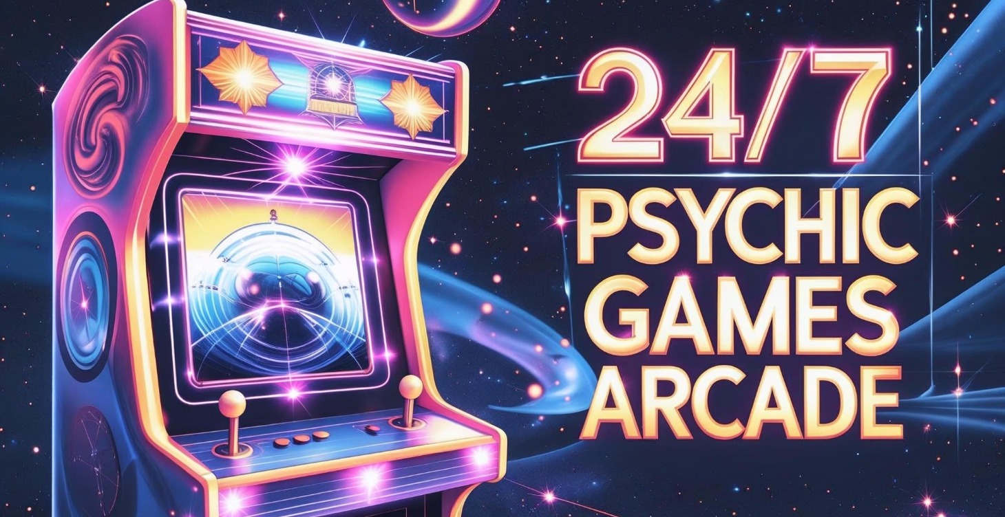 24/7 Psychic Video Games Arcade