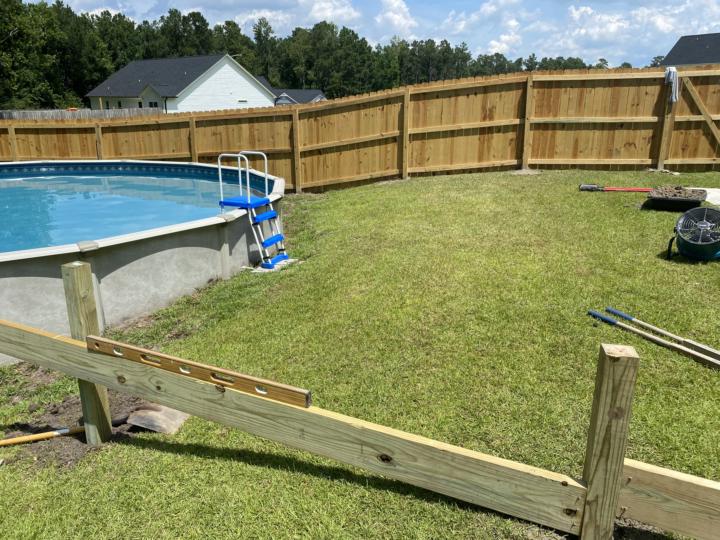The art of the deck build. Anything can be done. 