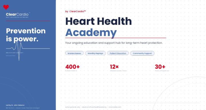 ClearCardio Prevention Academy