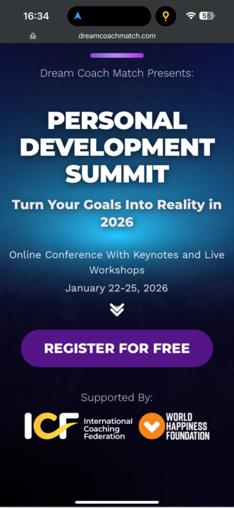 Jan 21, 2026: FREE online Summit by DreamCoach