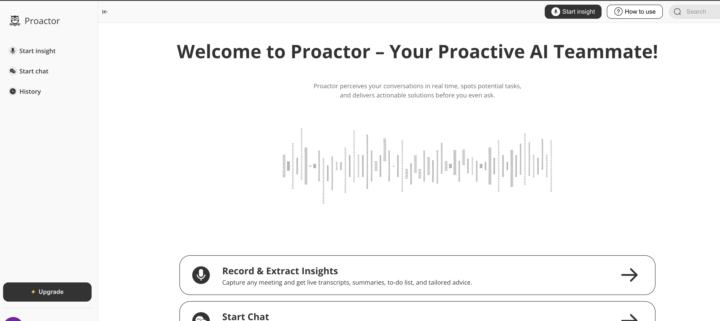 Proactor.ai Listens you 24/7