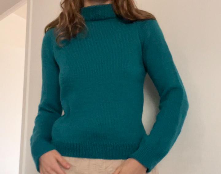 My first knit sweater and the lesson I learned