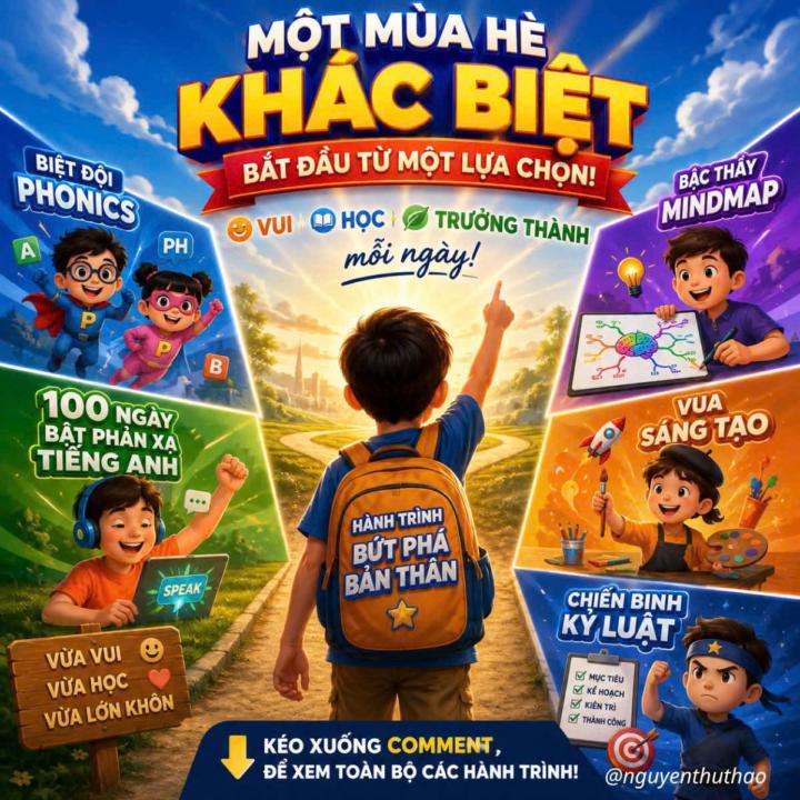 MỘT MÙA HÈ KHÁC BIỆT BẮT ĐẦU TỪ MỘT LỰA CHỌN
