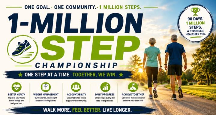1-MILLION STEP CHAMPIONSHIP 🏆