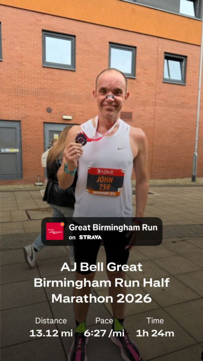 Birmingham Half Marathon Done 