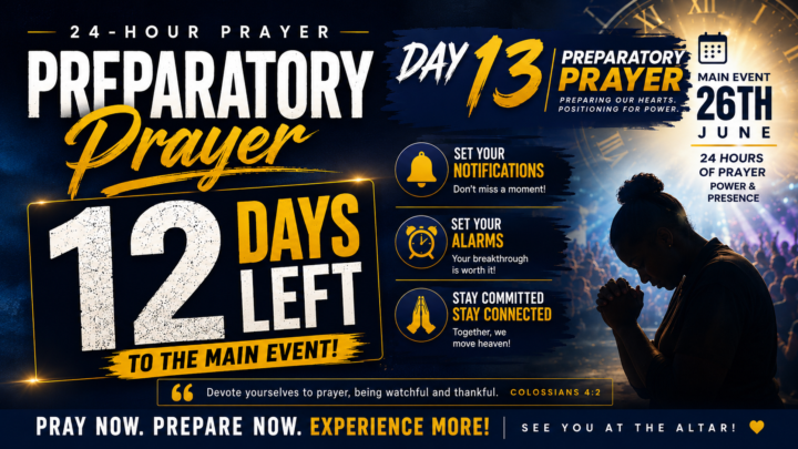 WE ARE LIVE ON YOUTUBE PRAYING OVER REQUEST. 
