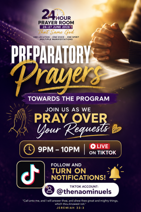 WE ARE PRAYING TONIGHT ON TIKTOK BY 9PM!