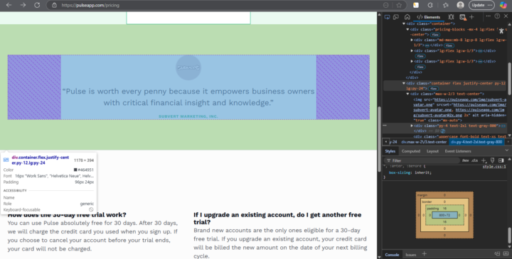 unused space in flex layouts