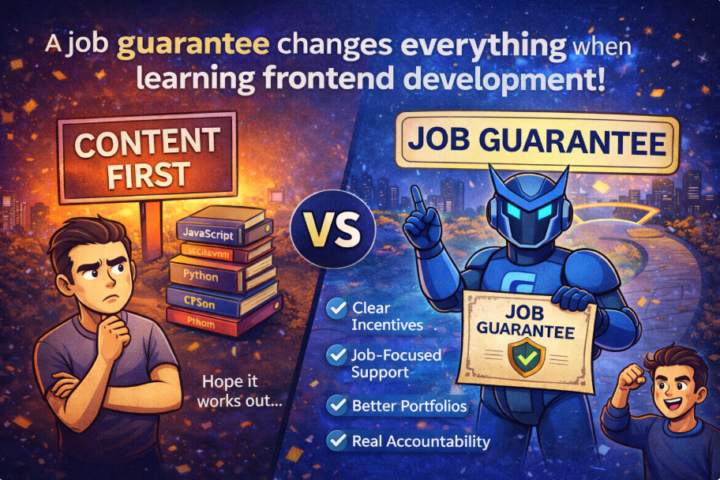 Why a Job Guarantee Changes Everything When Learning Frontend Development