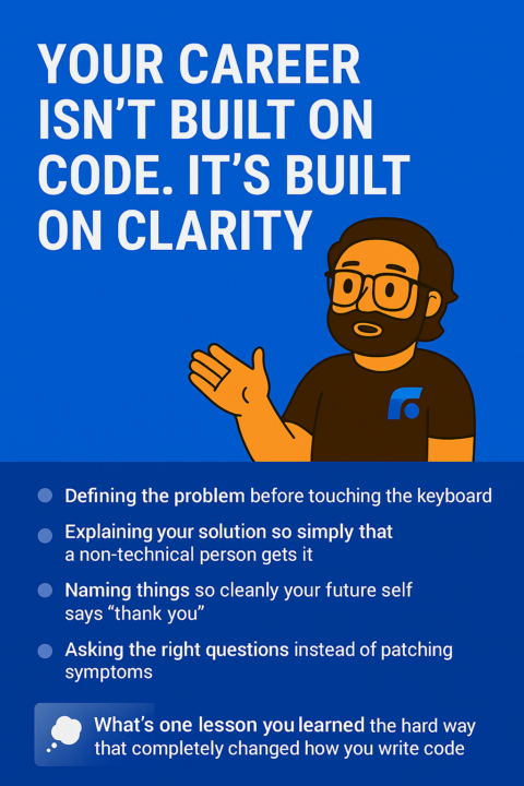 10+ years in tech, and here's the one thing I'd tell every newbie