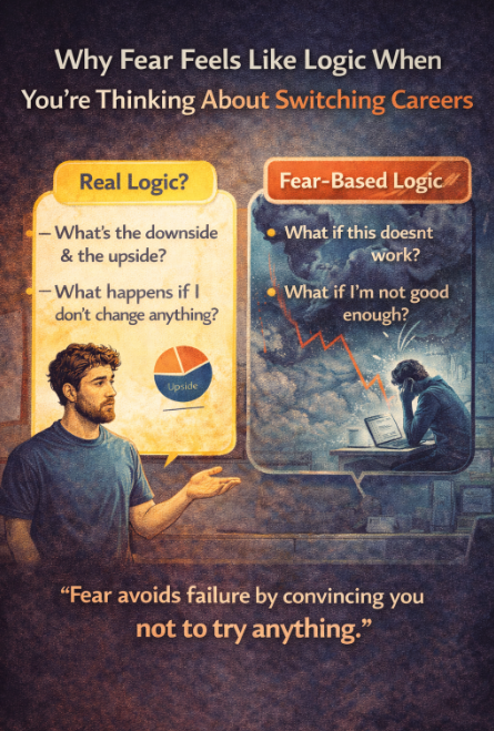Why Fear Feels Like Logic When You’re Thinking About Switching Careers