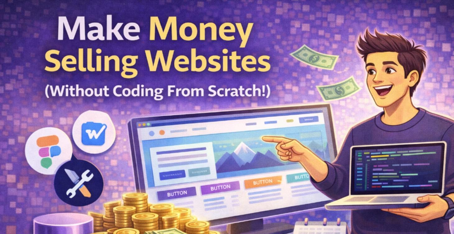 How to Make Money Selling Websites Without Code