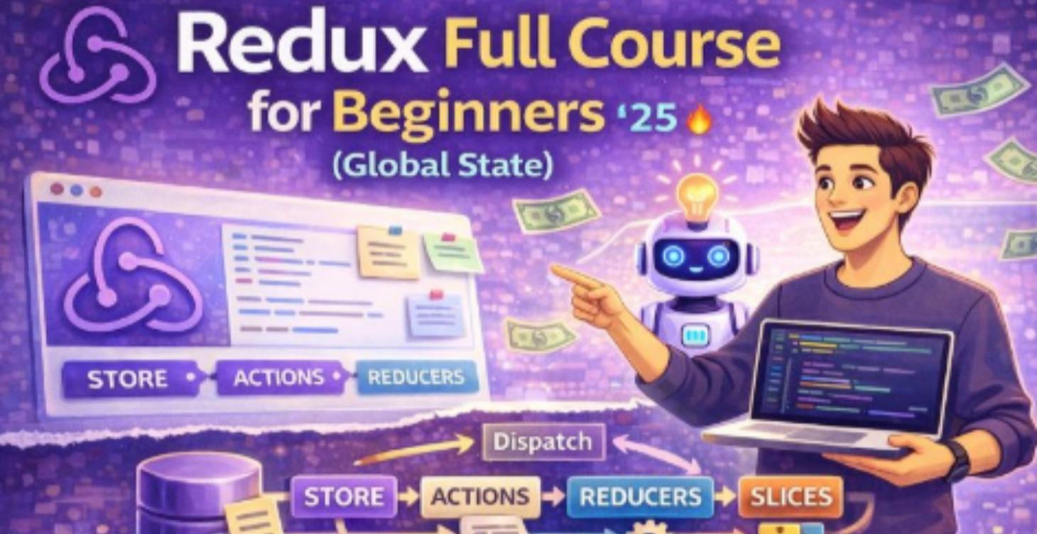 Redux Full Course for Beginners (Global State) '25