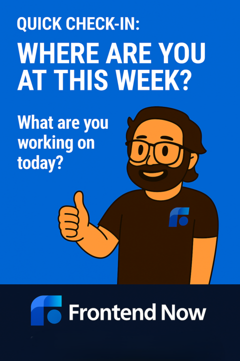 👋 Quick Check-In: Where Are You at This Week?