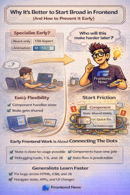 Why Frontend Development Rewards Generalists More Than Specialists Early On