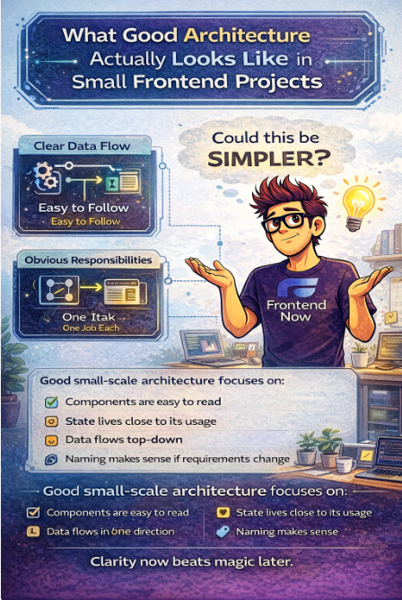 What Good Architecture Actually Looks Like in Small Frontend Projects