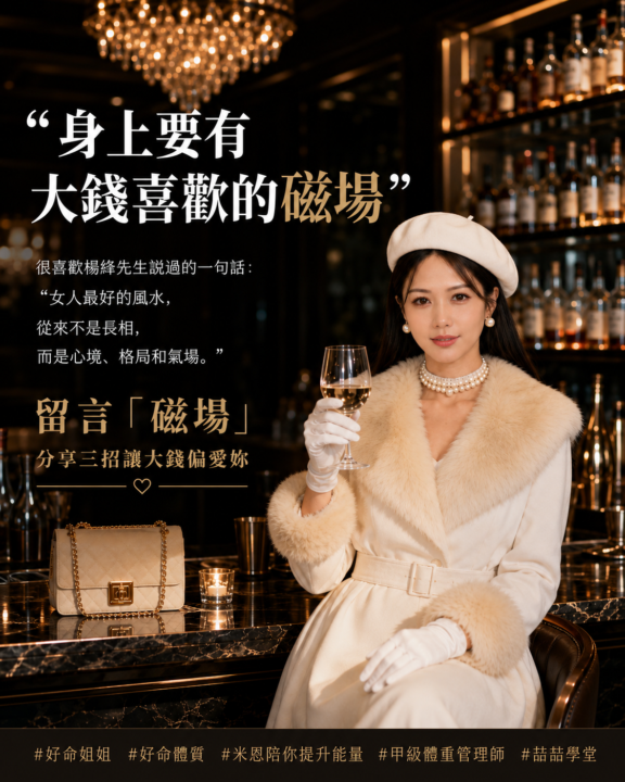 身上要有大錢喜歡的磁場