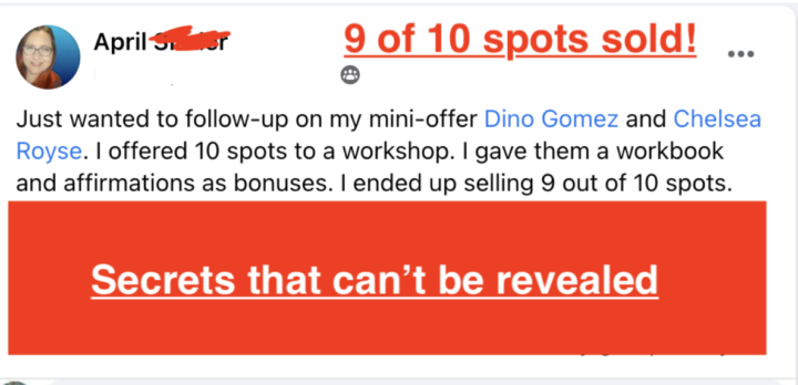 First Dibs: "Build Your Holiday Offer + ATM Sales Page" With Me Live!