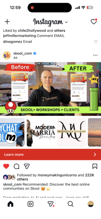 Skool is Now Running Facebook Ads + Featuring Your Community?