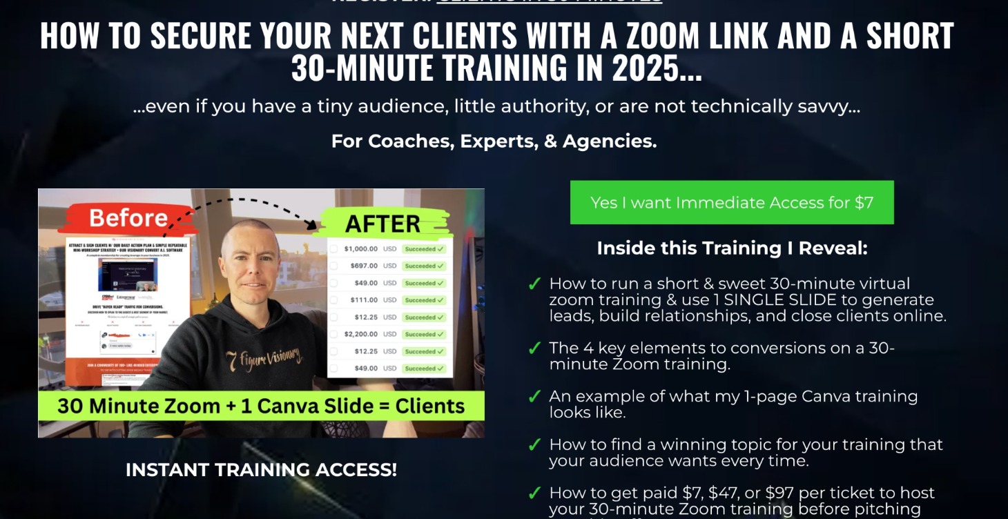 30 Minute Workshop Strategy