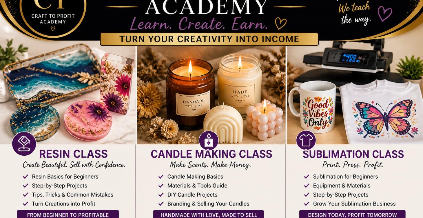 “Start Here: Turn Crafts Into Income (Free Class)”