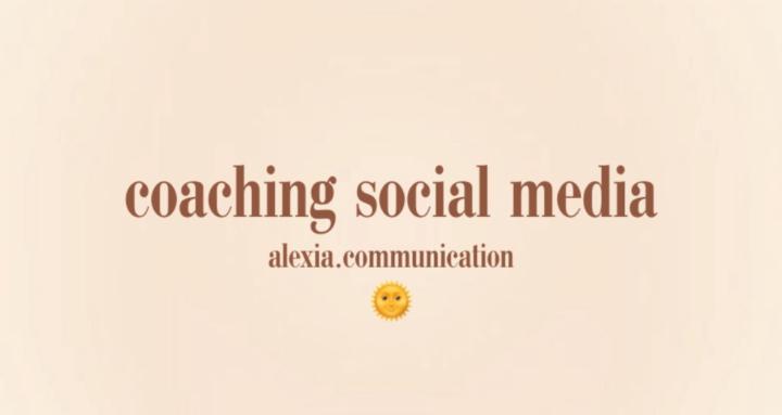 Coaching Social Media