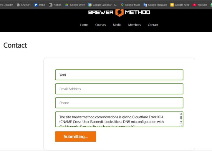 Login problem- Error 1014 