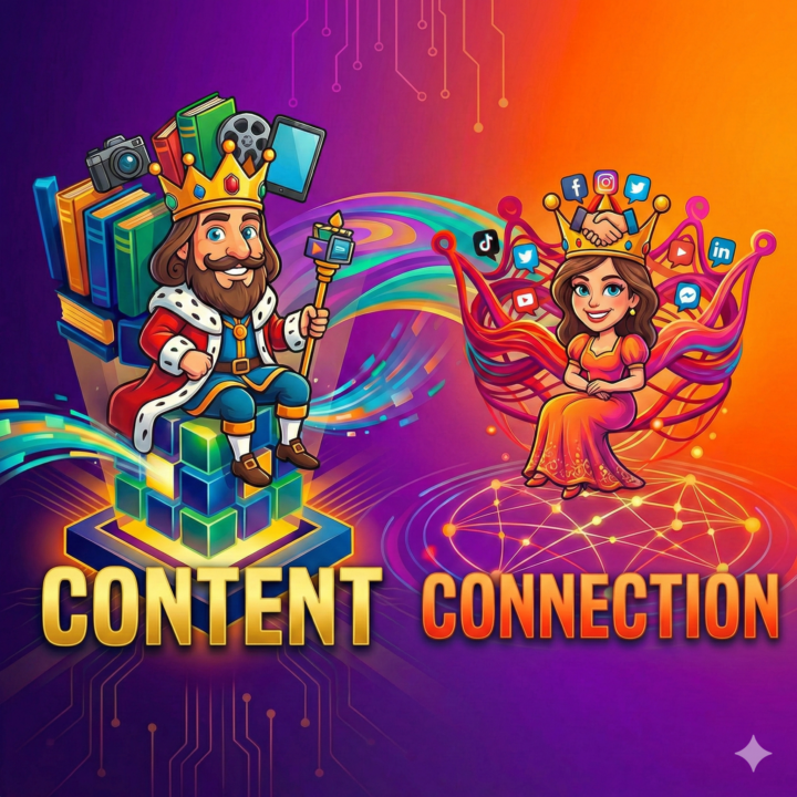 👑 If Content is King, then Connection is Queen ♛ 
