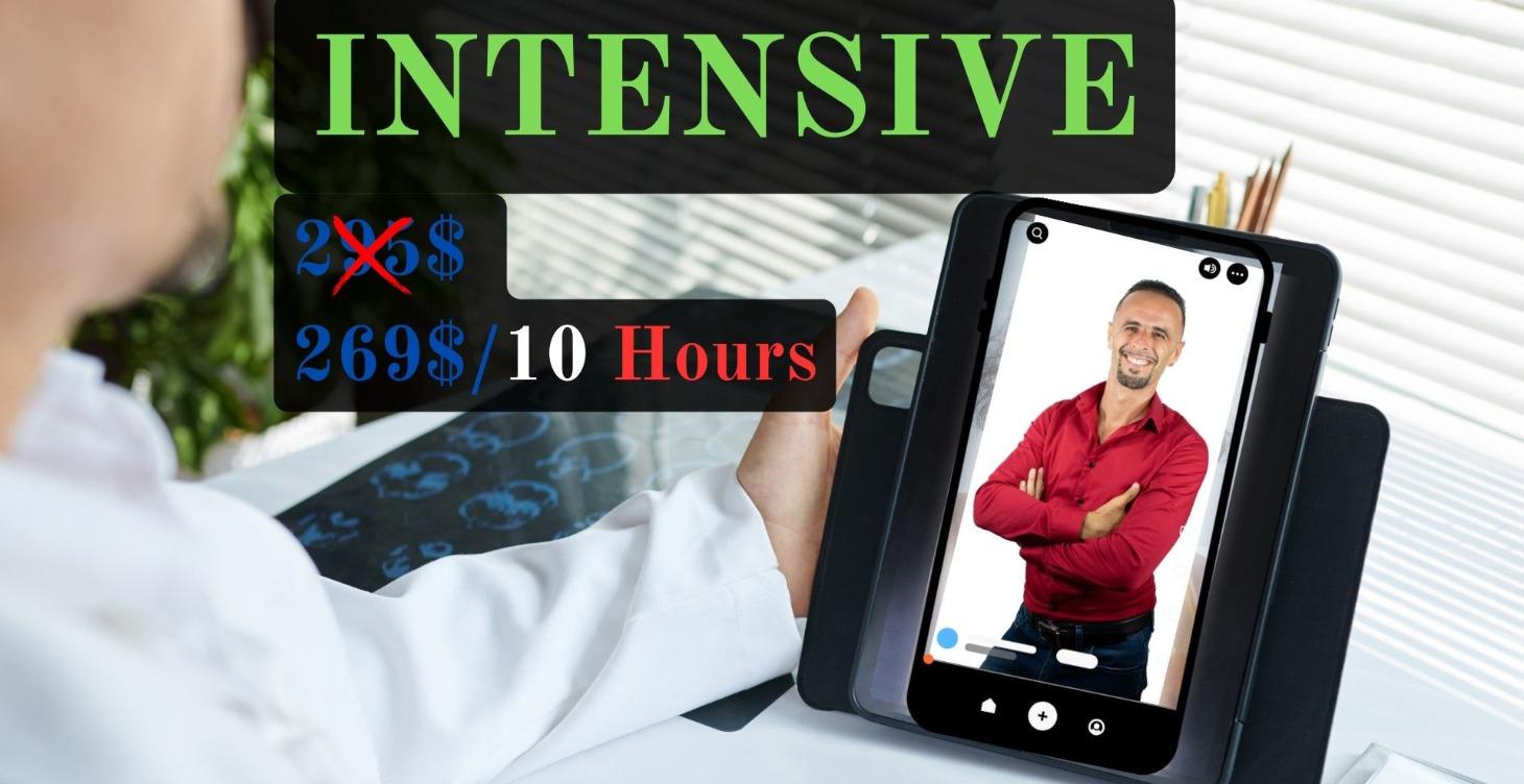 Mentorship Package INTENSIVE: 269$/10 Hours