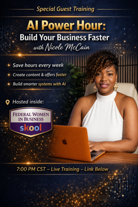 POSTPONED FOR A LATER DATE: BE IN THE ROOM ON MONDAY AT 7:00PM CST  - AI MASTERCLASS