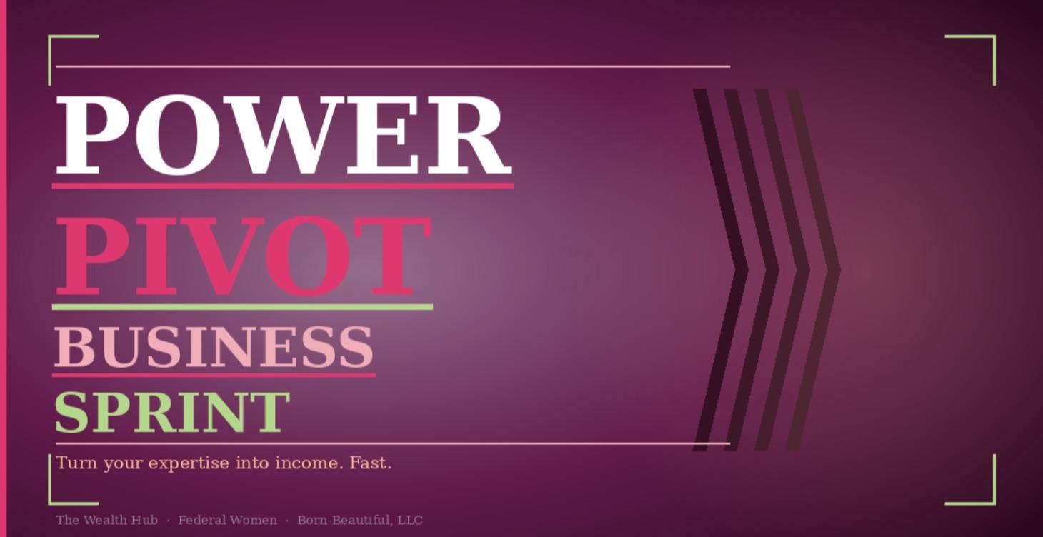 Power Pivot Business Sprint