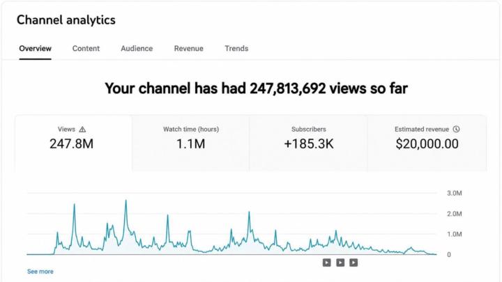 247 MILLION Views… and People Still Say YouTube Is Saturated. 🤯
