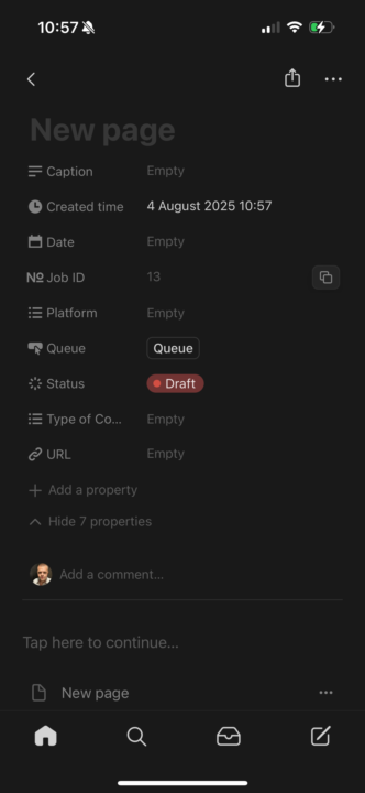 Notion + n8n Content System