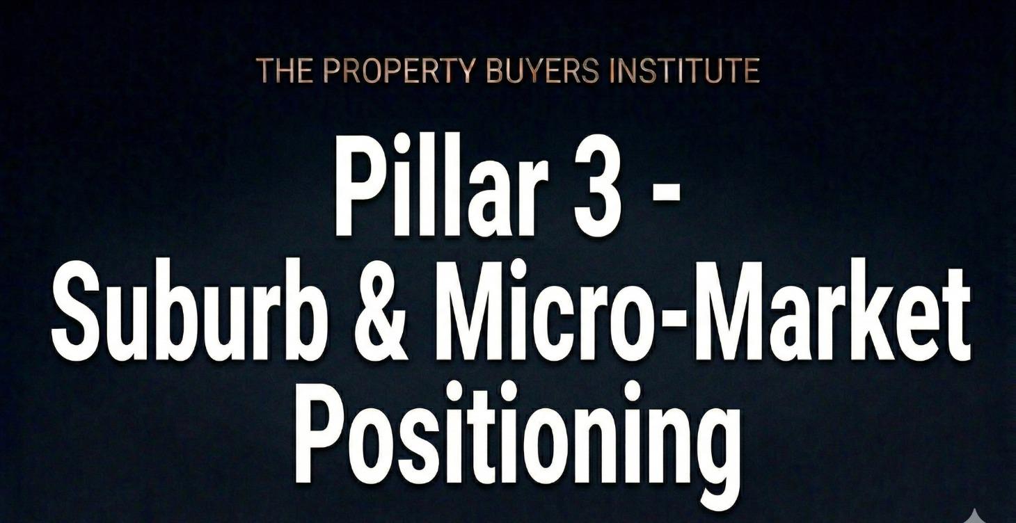 Pillar 3 - Great suburb or great street?