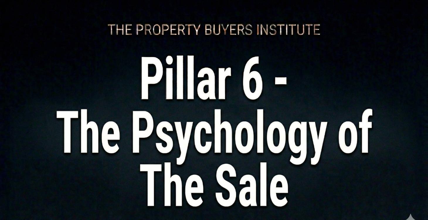 Pillar 6 - The 'Psychology of the Sale'