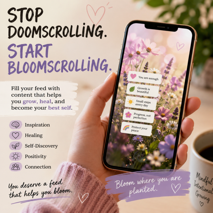 🌱 Stop Doomscrolling. Start Bloomscrolling.