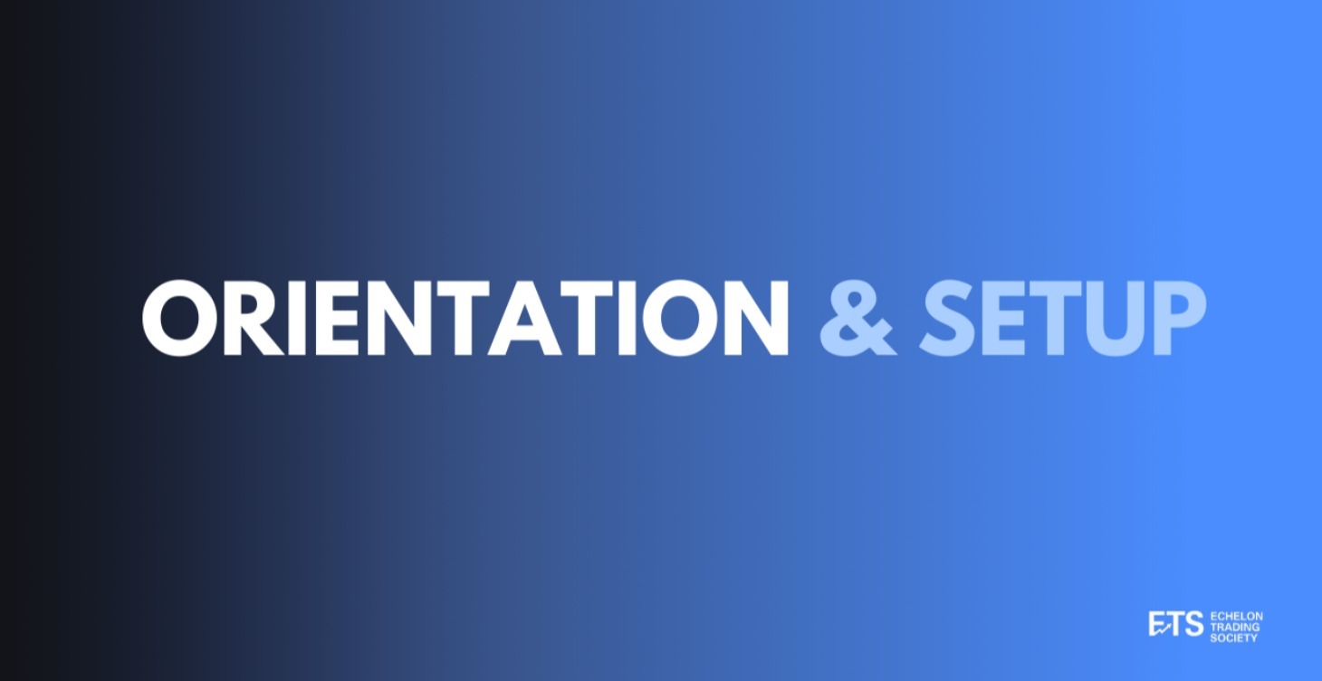 Chapter 1: Orientation & Setup