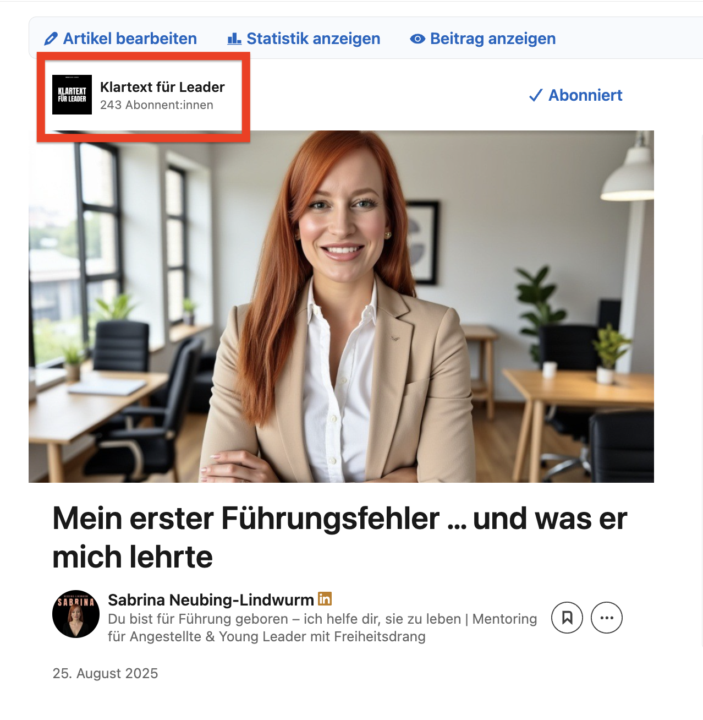 📢 LinkedIn Newsletter – the most underrated feature on the platform
