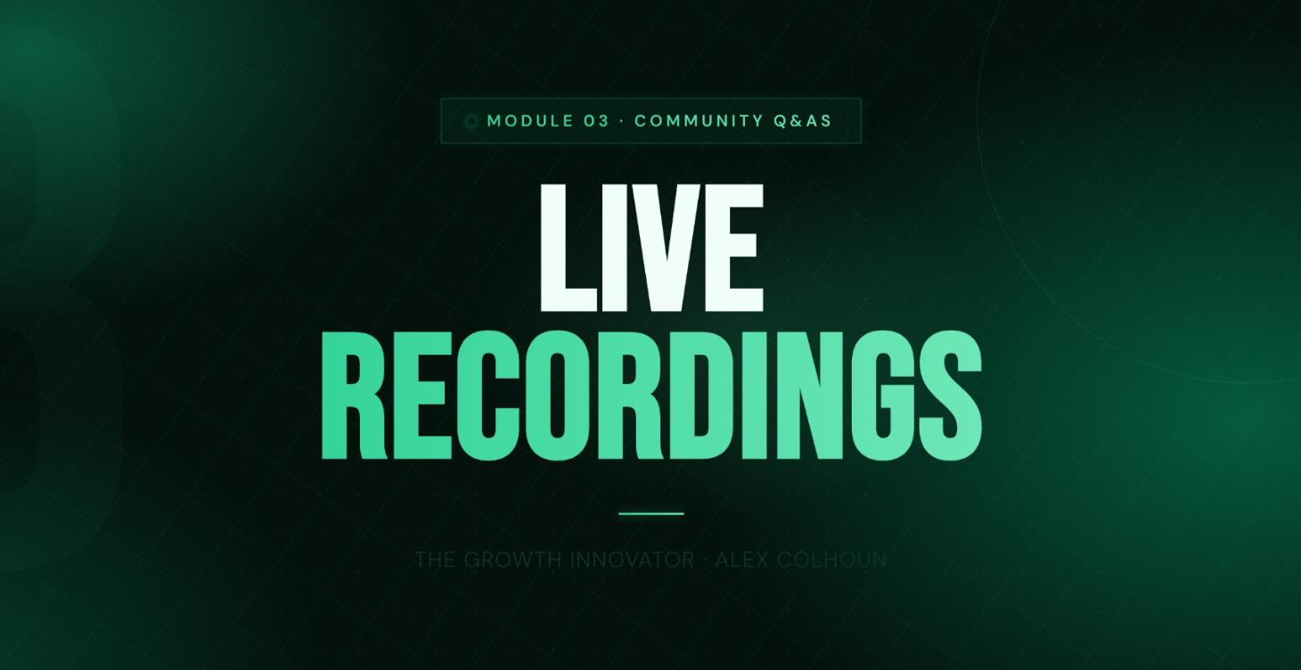 Weekly LinkedIn Live Recordings
