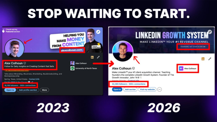 I started on LinkedIn before I was ready. Here's how ⬇️