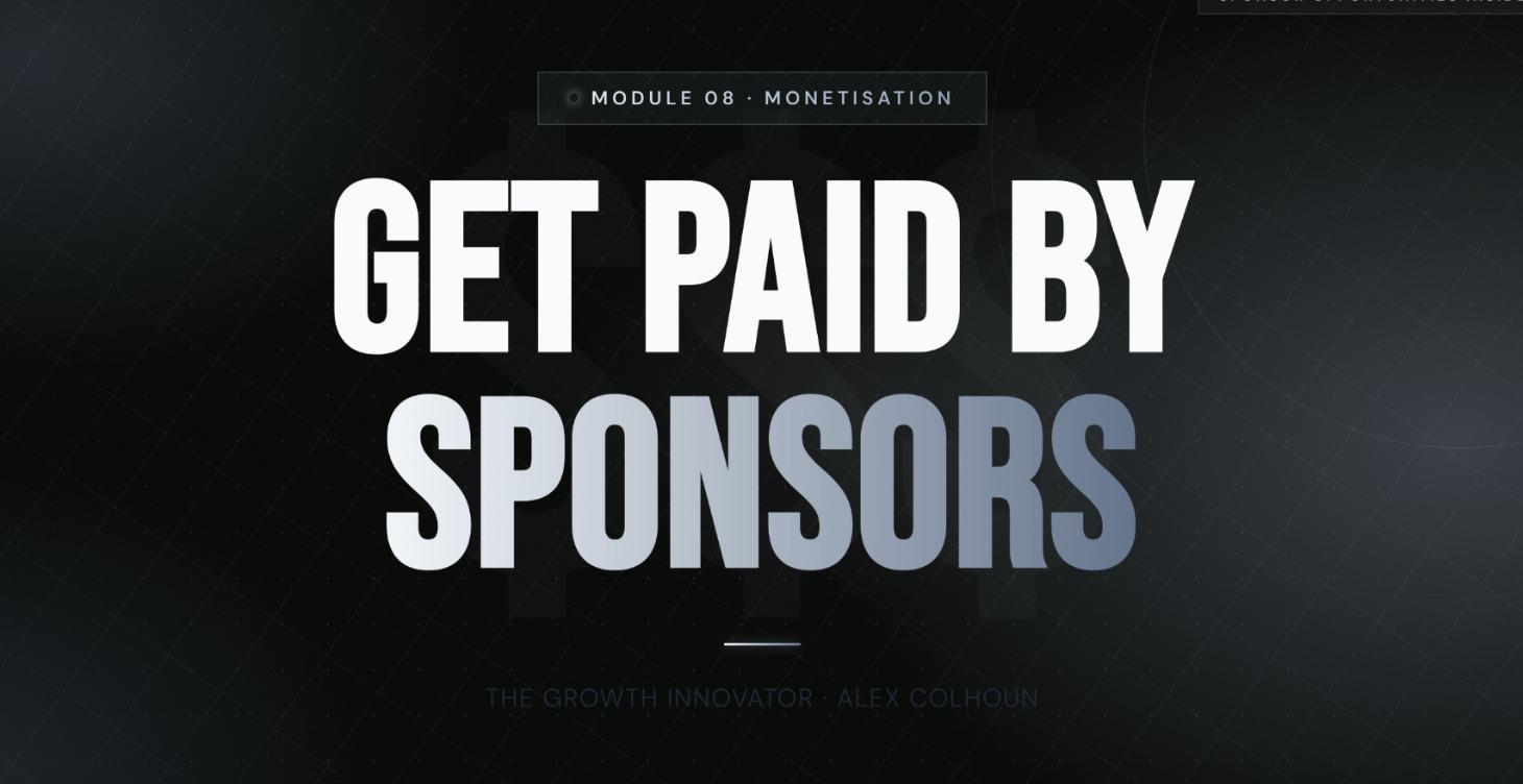 Get Paid by Sponsors & Brands